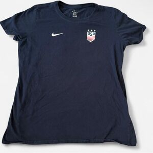 Nike Women's Dark Blue USA Soccer Tee